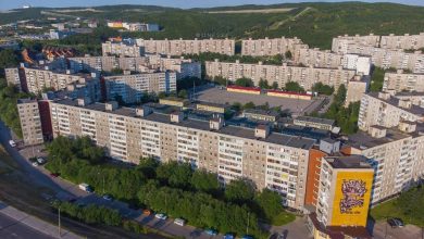 Самый длинный дом в России располагается в городе Мурманск